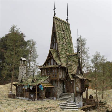 Mystical Elegance: Discovering the Interior Design of a Witch House in Poland